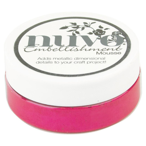 Nuvo Embellishment Mousse: Pink Flambe
