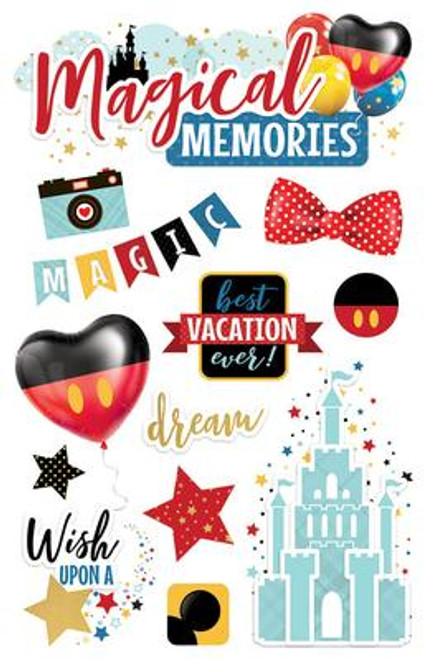 Paper House Productions 3D Stickers: Magical Memories