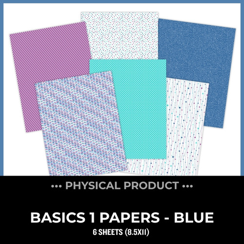 WC26 ATTENDEES ONLY: PRINTED PRINTABLES Basics - Paper 1 | Blue/Purple