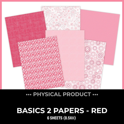 WC26 ATTENDEES ONLY: PRINTED PRINTABLES Basics - Paper 2 | Red