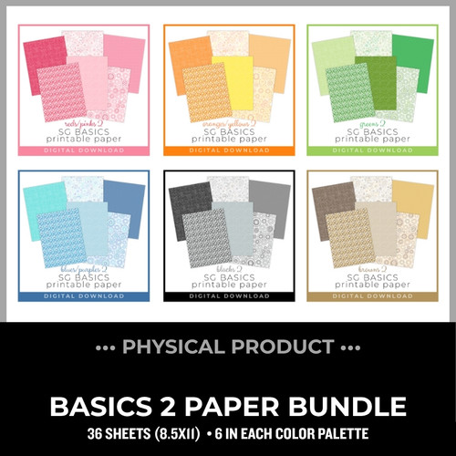 WC26 ATTENDEES ONLY: PRINTED PRINTABLES Basics - Paper 2 Bundle