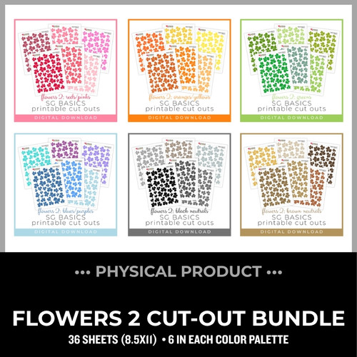 WC26 ATTENDEES ONLY: PRINTED PRINTABLES Basics - Flowers 2 Bundle