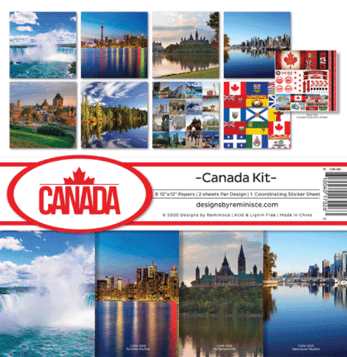 REMINISCE 12x12 Collection Pack: Canada