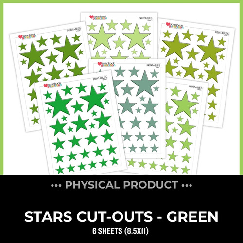 WC26 ATTENDEES ONLY: PRINTED PRINTABLES Basics - Stars | Green