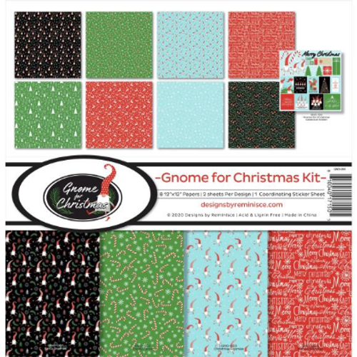REMINISCE 12x12 Collection Kit: Gnome for Christmas