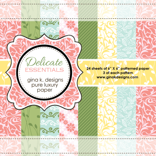 GINA K. DESIGNS 6x6 Paper Pad: Delicate Essentials