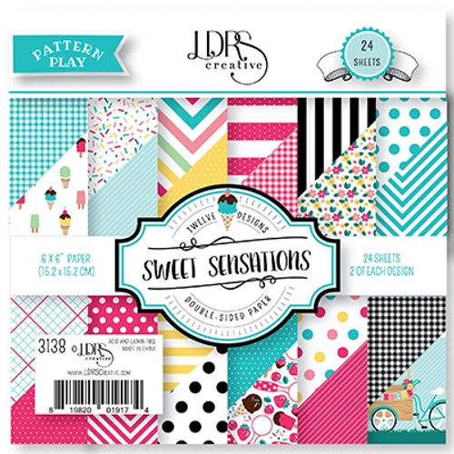 CLEARANCE | LDRS CREATIVE 6x6 Paper Pad: Sweet Sensations