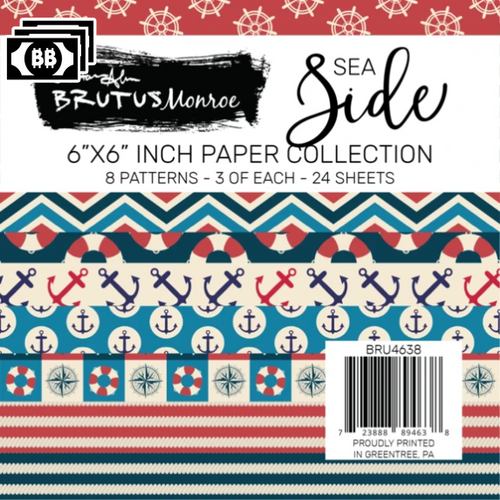 BRUTUS MONROE 6x6 Paper Pad: Sea Side