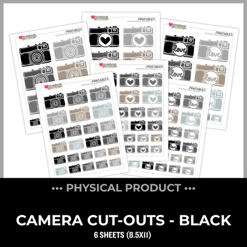 WC26 ATTENDEES ONLY: PRINTED PRINTABLES Basics - Camera Love | Black Neutrals