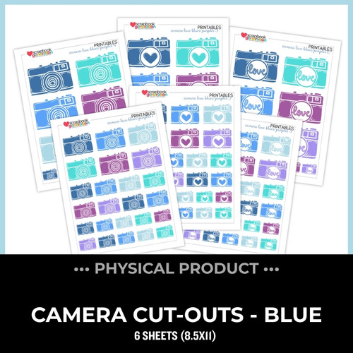 WC26 ATTENDEES ONLY: PRINTED PRINTABLES Basics - Camera Love | Blue/Purple