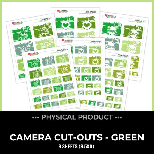 WC26 ATTENDEES ONLY: PRINTED PRINTABLES Basics - Camera Love | Green