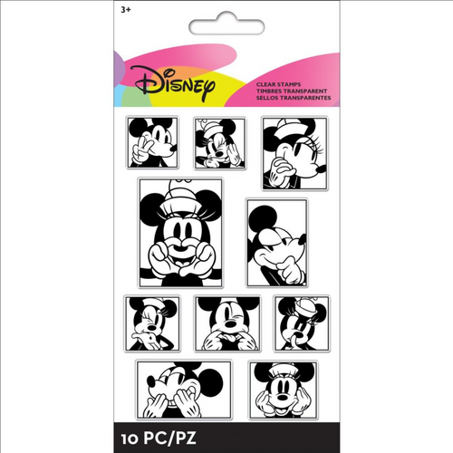 EK SUCCESS Disney Mickey Mouse & Friends Clear Stamps: Mickey & Minnie