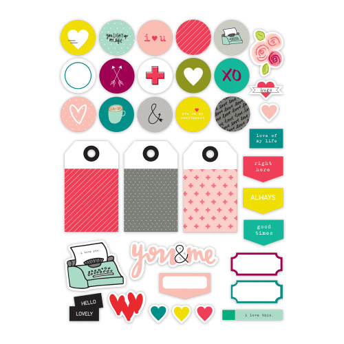 PRETTY LITTLE STUDIO XOXO Die-Cuts | Love You