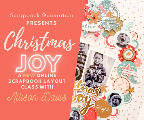 * DIGITAL DOWNLOAD * Christmas Joy Class by Allison Davis