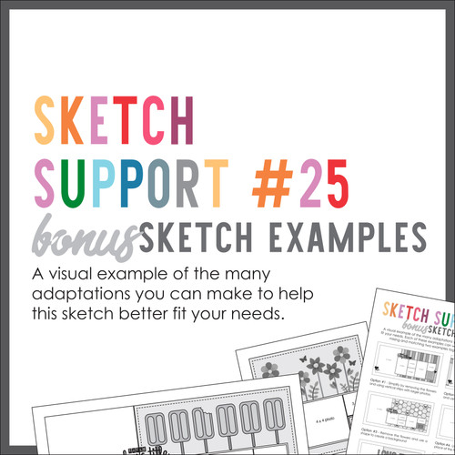 * DIGITAL DOWNLOAD * Allison Davis for SG | Sketch Support Bonus Sketch Examples #25