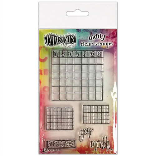 RANGER Dylusions Diddy Clear Stamp Set: Check It Out