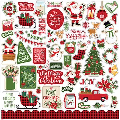 Christmas Magic Puffy Stickers - Echo Park