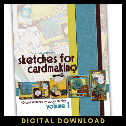 Scrapbook Generation-Sketches For Scrapbooking Volume 8, Pk 1