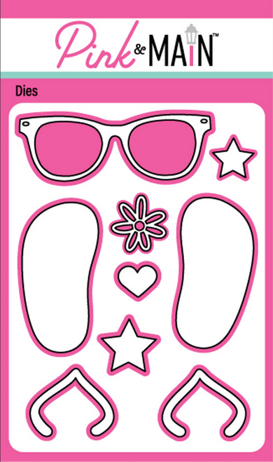 PINK & MAIN Metal Dies: Flip Flops & Shades