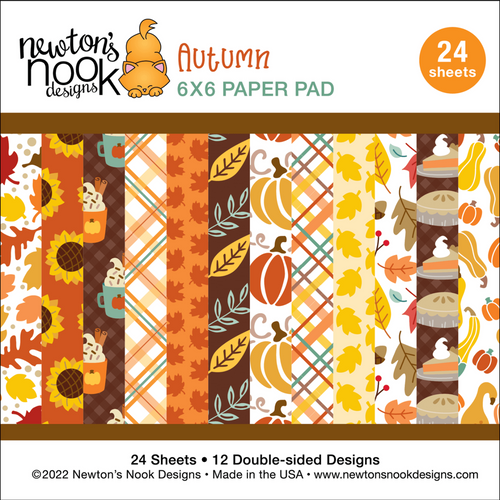 NEWTON'S NOOK DESIGNS 6x6 Paper Pad: Autumn