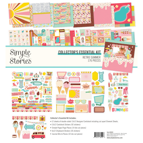 SIMPLE STORIES Retro Summer Collector's Essential Kit