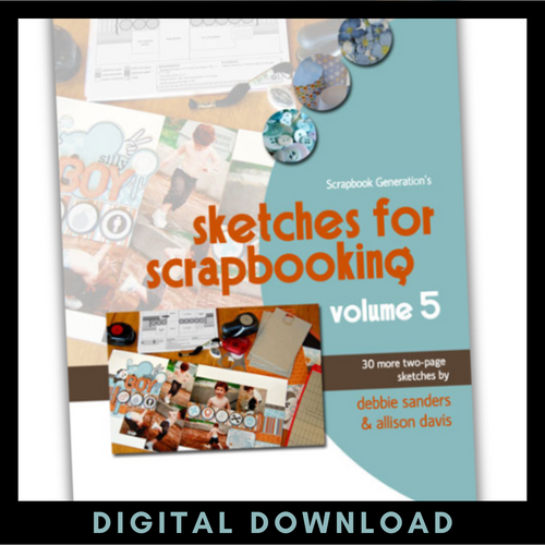 E-BOOK: Sketches For Scrapbooking - Volume 5