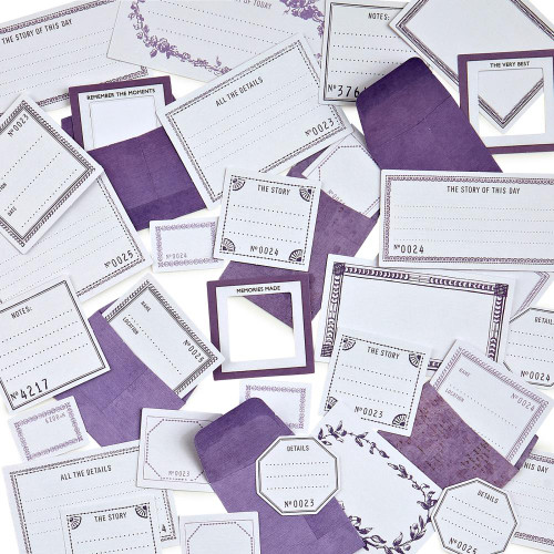 49 AND MARKET Color Swatch Envelope Bits: Lavender