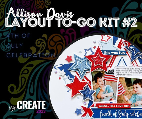 OVERSTOCK - Allison Davis Layout-To-Go #2: 4th of July Celebration