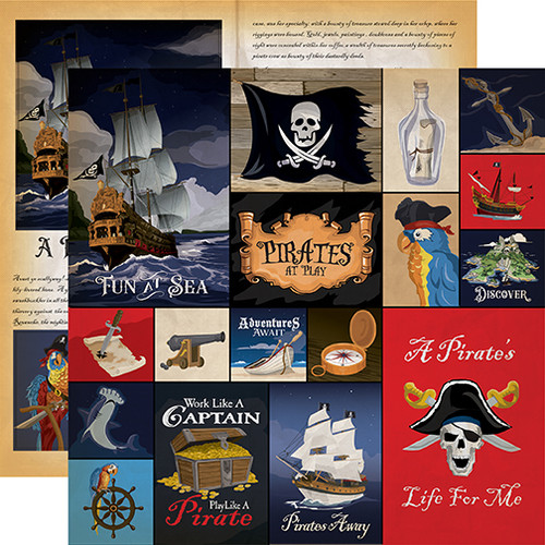 CARTA BELLA Pirates Multi Journaling Cards