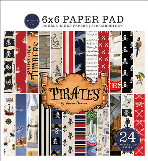 CARTA BELLA Pirates 6x6 Paper Pad