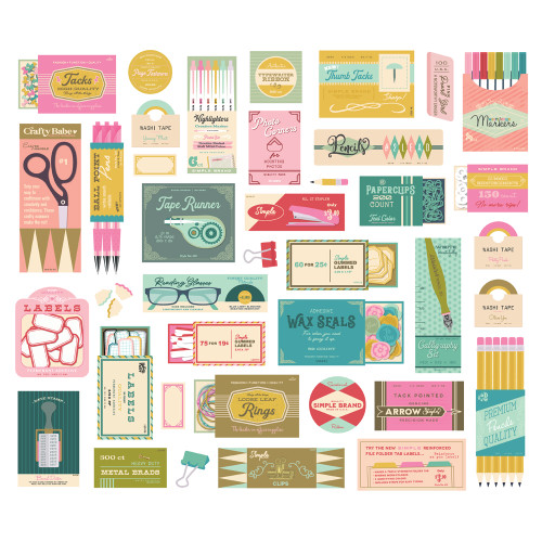 SIMPLE STORIES Noteworthy Supply Bits & Pieces