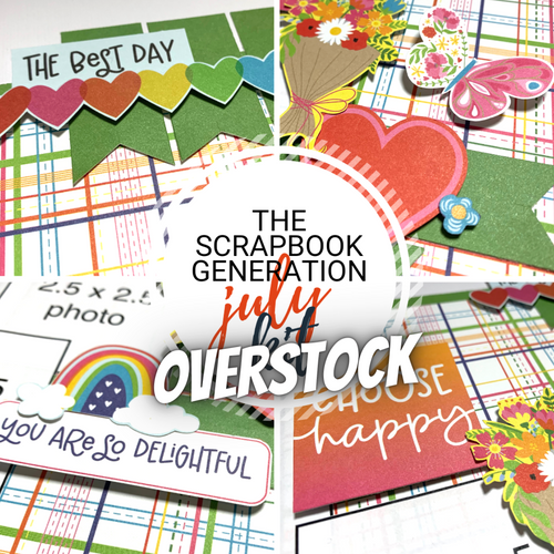 SCRAPBOOK GENERATION Happy - 1 Layout Kit
