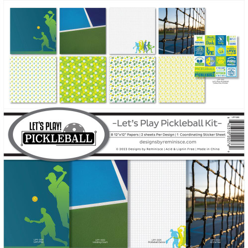 REMINISCE 12x12 Collection Pack: Let's Play - Pickelball