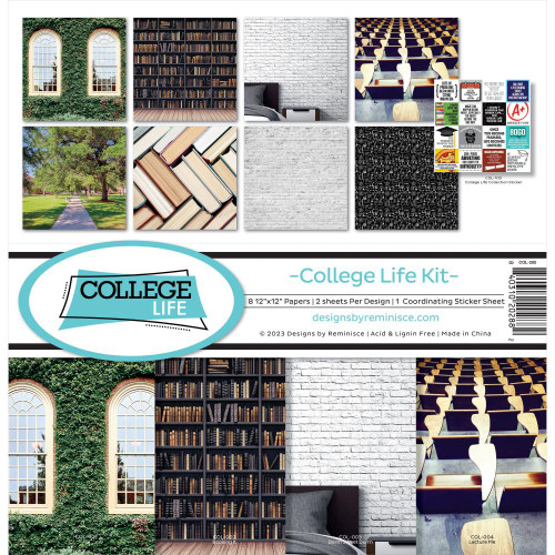 REMINISCE 12x12 Collection Pack: College Life