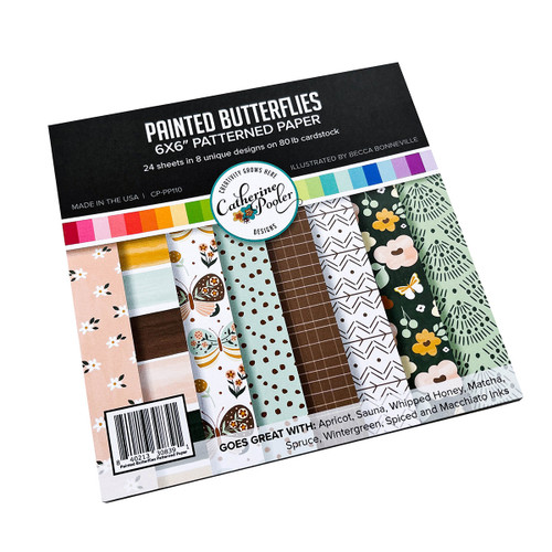 CATHERINE POOLER DESIGNS 6x6 Paper Pad: Painted Butterflies