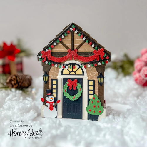 HONEY BEE STAMPS: Honey Cuts Dies: Lovely Layers - Front Porch Holiday Add-On