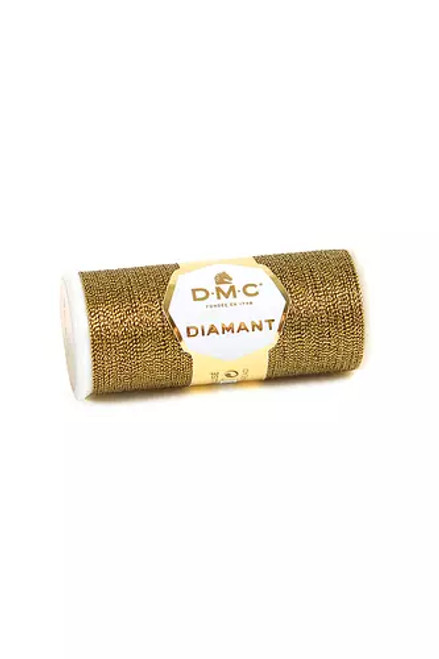 DMC Diamant Metallic Thread: Black & Gold