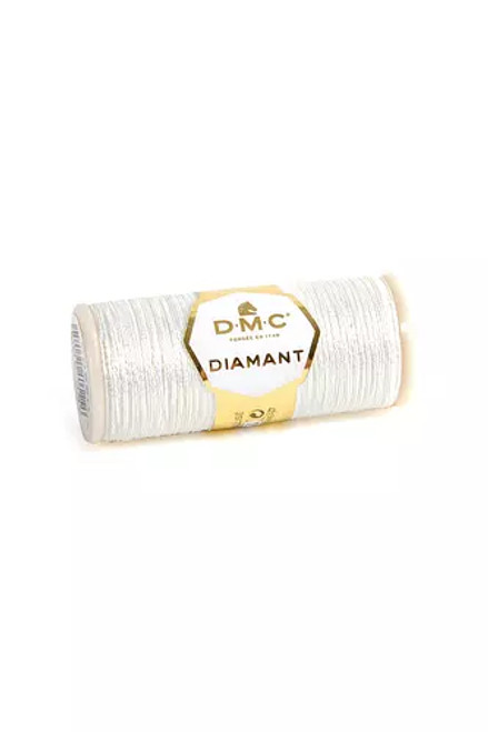 DMC Diamant Metallic Thread: White