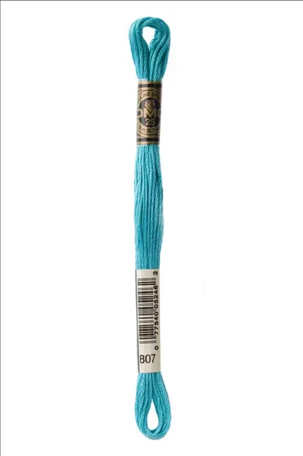 DMC Six-Strand Embroidery Floss: 807 - Turquoise Tide