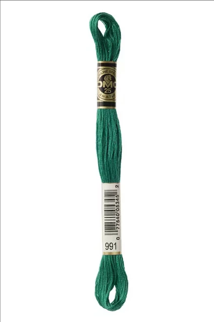 DMC Six-Strand Embroidery Floss: 991 - Frog