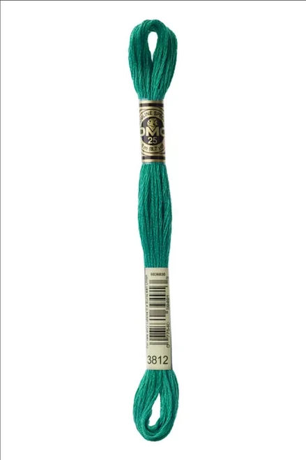 DMC Six-Strand Embroidery Floss: 3812 - Viridian