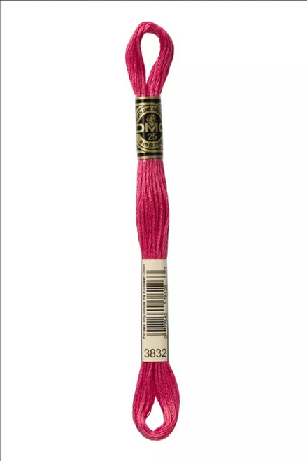 DMC Six-Strand Embroidery Floss: 3832 - Strawberry