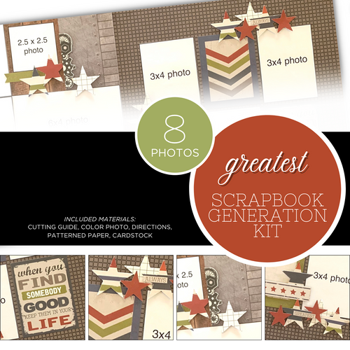 SCRAPBOOK GENERATION Greatest - 1 Layout Kit
