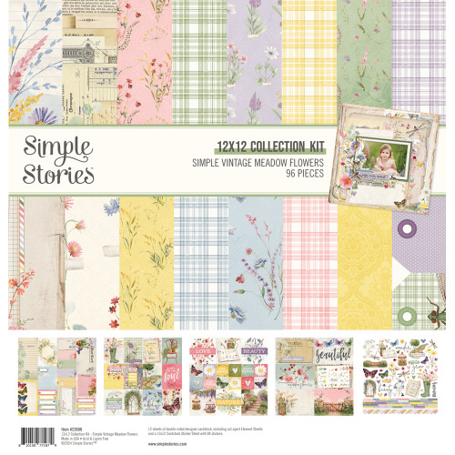 SIMPLE STORIES Simple Vintage Meadow Flowers Collection Kit
