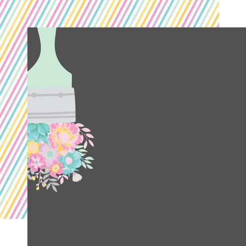 SIMPLE STORIES Crafty Things 12x12 Paper: Make Pretty Things