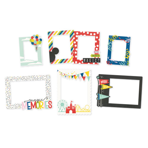 SIMPLE STORIES Say Cheese Magic Chipboard Frames