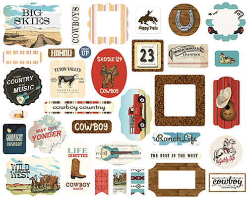 PREORDER - ships late April:  CARTA BELLA Cowboys Ephemera