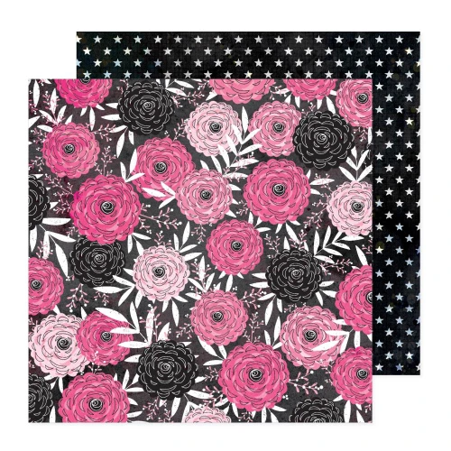 AC Vicki Boutin Bold and Bright 12x12 Paper: Full Bloom