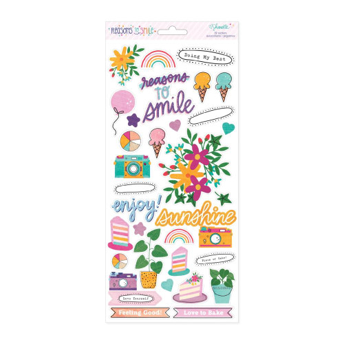 PREORDER - ships late May: AC Shimelle Reasons To Smile 6x12 Cardstock Stickers