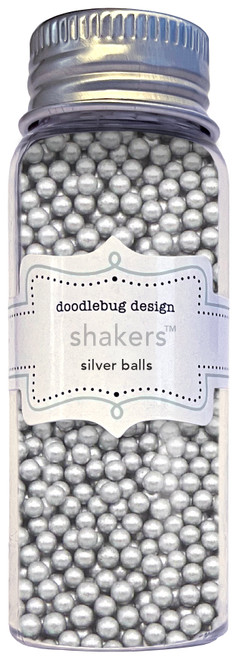 PREORDER - ships late June: DOODLEBUG DESIGNS Hometown USA Shakers: Silver Balls